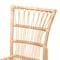 Bali & Pari Ammi Modern Bohemian Natural Brown Rattan Dining Chair 209-12791-ZORO - alternate 2